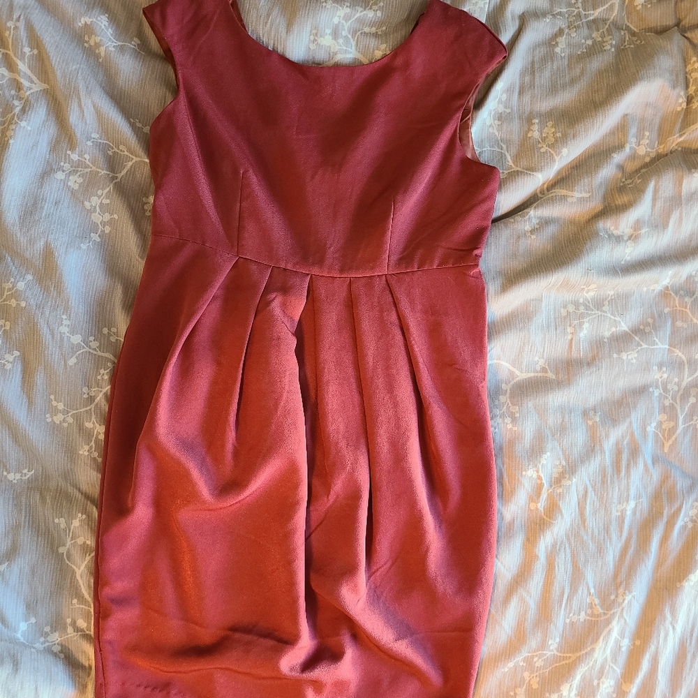 H&M red dress size 8